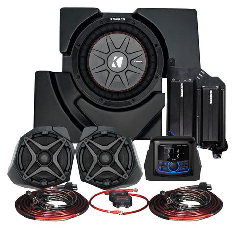 SSV WORKS 3 SPEAKER PLUG AND PLAY KIT W/ JVC MR1 RECEIVER AND CAMERA X32-3A1