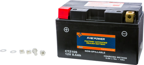 FIRE POWER BATTERY CTZ10S SEALED FACTORY ACTIVATED CTZ10S