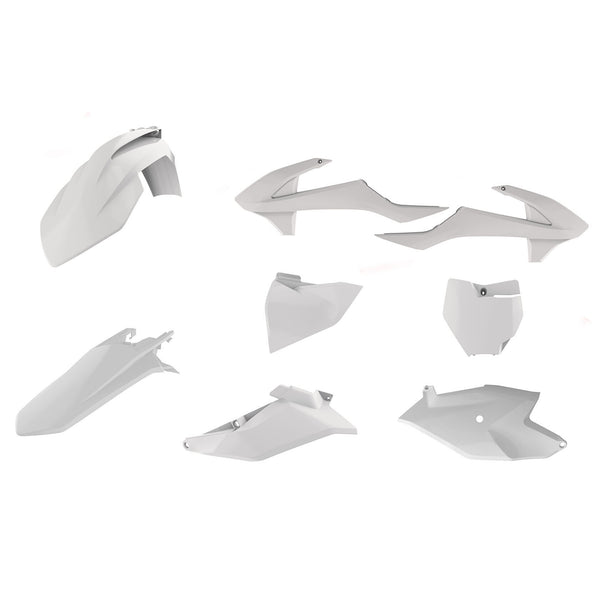 POLISPORT PLASTIC BODY KIT WHITE 90761