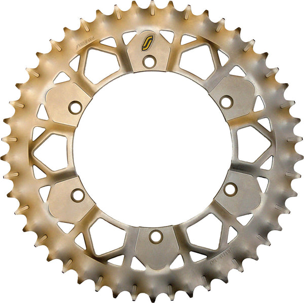 SUNSTAR REAR WORKS-Z SPROCKET STEEL 51T-520 HON/YAM 8-359251E