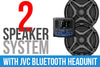 SSV WORKS 2 SPEAKER PLUG AND PLAY KIT WITH JVC MR1 RECEIVER RZ5-2A1