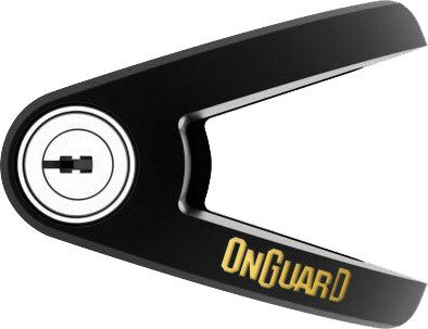 ONGUARD BOXER 8051 DISK LOCK BLACK WITH REMINDER AND POUCH 45008051