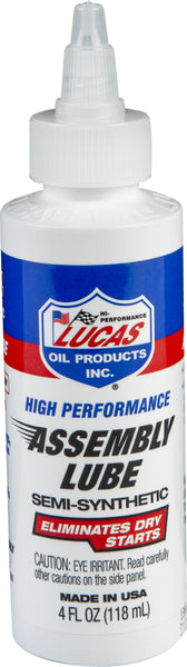 LUCAS SEMI-SYNTHETIC ASSEMBLY LUBE 4 OZ 10152