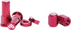 DUBYA RIM LOCK NUT & VALVE CAP KIT RED 68-051R