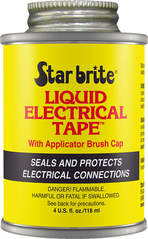 STAR BRITE LIQUID ELECTRICAL TAPE BLACK 4 OZ 084104B