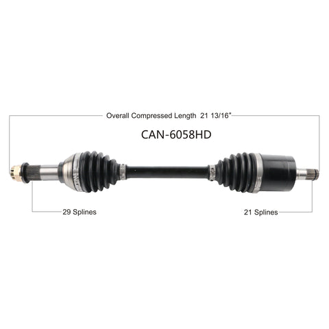 OPEN TRAIL HD 2.0 AXLE FRONT RIGHT CAN-6058HD