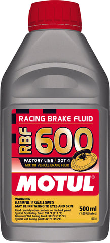 MOTUL RBF 600 RACING BRAKE FLUID 500ML 100949