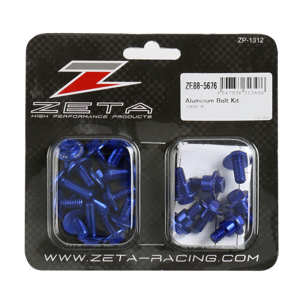 ZETA ALUMINUM BOLT KIT BLUE ZE88-5456