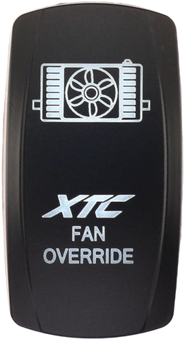 XTC POWER PRODUCTS DASH SWITCH ROCKER FACE XTC FAN OVERRIDE SW00-00110012