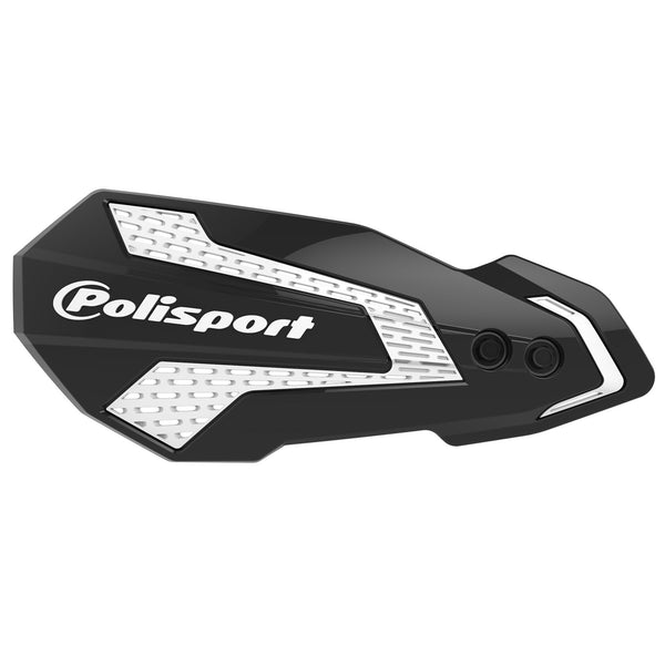 POLISPORT MX FLOW HANDGUARDS BLACK/WHITE 8308200009