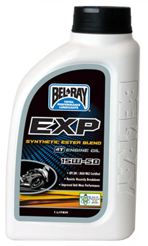 BEL-RAY EXP SYNTHETIC ESTER BLEND 4T ENGINE OIL 15W-50 1L 99130-B1LW
