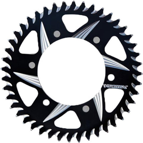 VORTEX REAR CAT5 SPROCKET ALUMINUM 42T-520 BLK DUC 120AZK-42