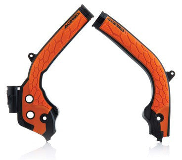 ACERBIS X-GRIP FRAME GUARD BLACK/ORANGE 2449535229