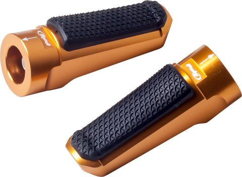 PUIG FOOTPEGS RACING RUBBER GOLD 7318O