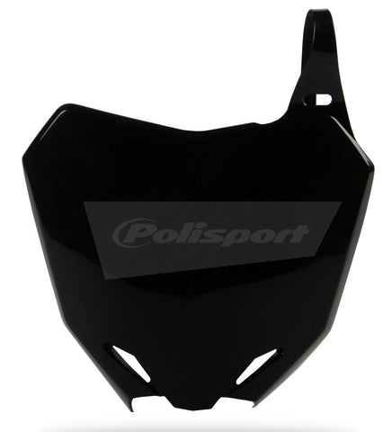 POLISPORT FRONT NUMBER PLATE BLACK 8659300003