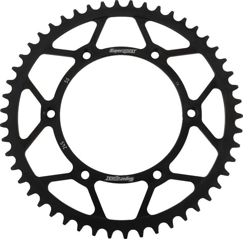 SUPERSPROX REAR SPROCKET STEEL 50T-520 BLK YAM RFE-245-50-BLK