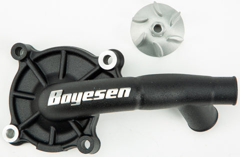 BOYESEN WATERPUMP COVER & IMPELLER KIT BLACK WPK-07CB