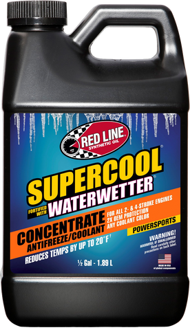 RED LINE SUPERCOOL CONCENTRATE 64 OZ POWERSPORTS ANTIFREEZE 81235