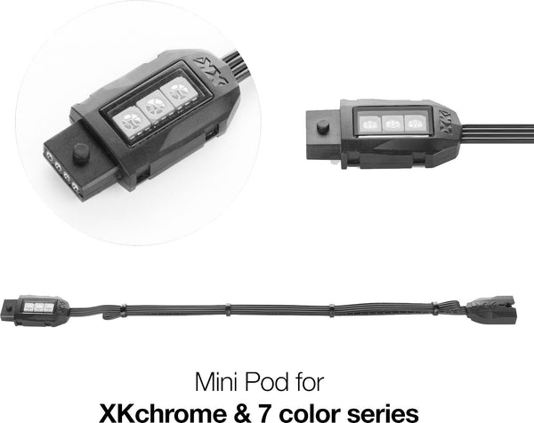 XK GLOW LED RGB POD XK-4P-P