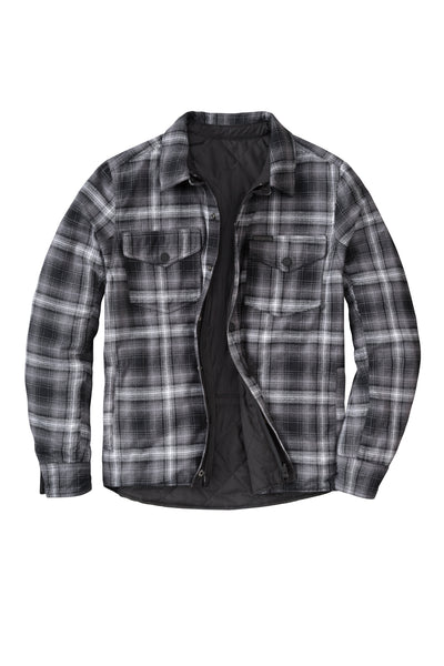 SCORPION EXO MORPHEUS REVERSABLE JACKET BLACK/PLAID GREY 4X 15001-9