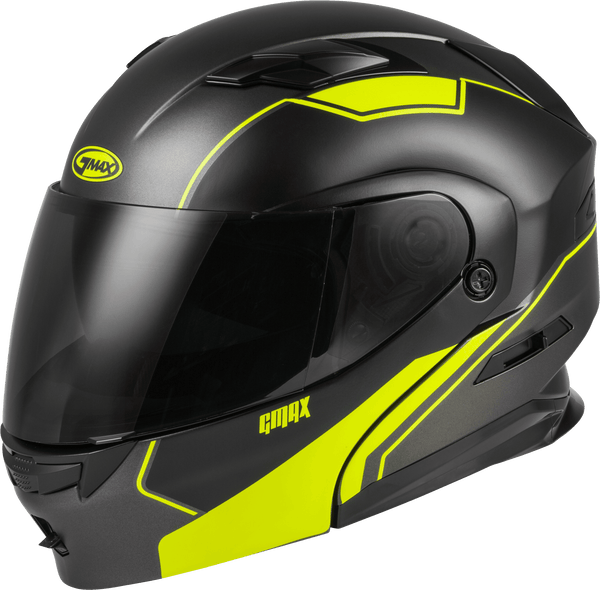 GMAX MD-01 MODULAR EXPLOIT HELMET MATTE BLACK/HI-VIS XL M1013747