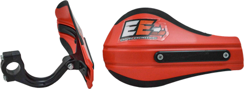 ENDURO ENGINEERING COMPOSITE MNT ROOST DEFLECTORS RED W/MOUNTING HARDWARE 53-226