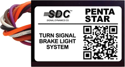 SDC PENTA-STAR TURN SIGNAL BRAKE LIGHT SYSTEM 2-1/4X1-5/8X5/8