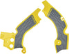 ACERBIS X-GRIP FRAME GUARD GREY/YELLOW 2630531120