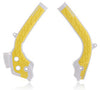 ACERBIS X-GRIP FRAME GUARD WHITE/YELLOW 2449531070