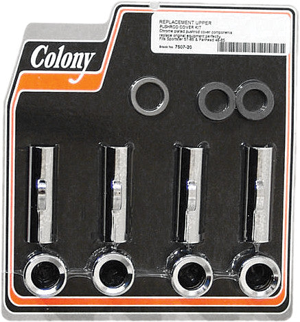 COLONY MACHINE UPPER PUSHROD COVER KIT OUTER 57-85 XL/48-65 PAN 7507-20