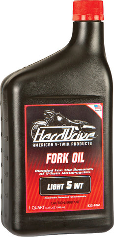 HARDDRIVE FORK OIL 5W 1QT 2309-042B