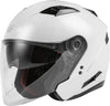 GMAX OF-77 OPEN-FACE HELMET PEARL WHITE LG O1770086