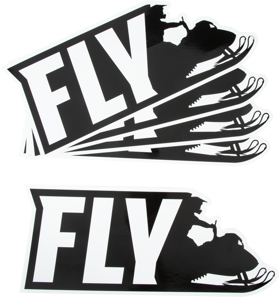 FLY RACING FLY SNOW 2021 STICKER - 5/PK 15