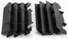 POLISPORT RADIATOR LOUVERS BLACK KAW 8472400001