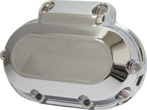 HARDDRIVE TRANS SIDE COVER CHROME 6 SPEE TWIN CAM 07-17 & DYNA 06 302226