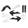 POLISPORT ENDURO FULL KIT BLACK/WHITE GAS 91037