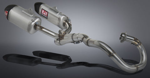 YOSHIMURA RS-9 HEADER/CANISTER/END CAP EXHAUST DUAL SYSTEM SS-AL-CF 228420H320
