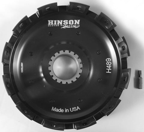 HINSON BILLET CLUTCH BASKET HON CRF450R W/KICKSTARTER GEAR H489