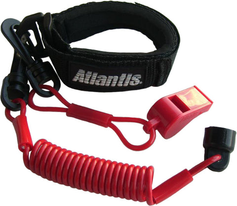 ATLANTIS PRO FLOATING WRIST LANYARD RED A8123PFW