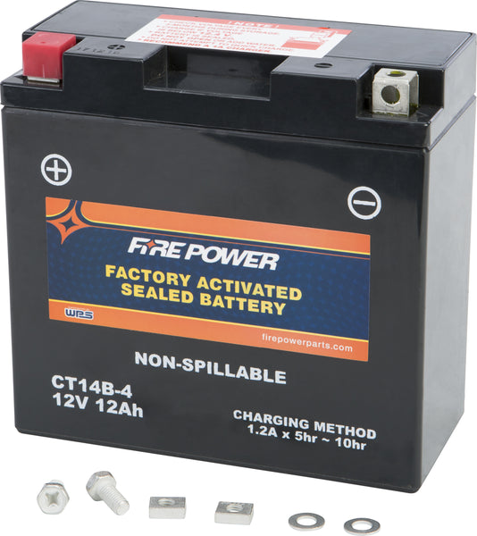 FIRE POWER BATTERY CT14B-4 SEALED FACTORY ACTIVATED CT14B-4